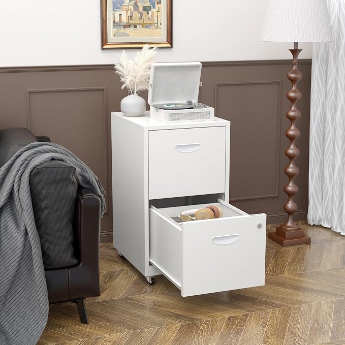 2 Drawer Mobile File Cabinet - Image 5