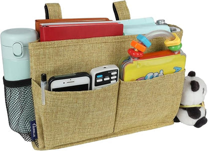 Surblue Bedside Caddy Hanging Bed Organizer Storage Bag Pocket by SURBLUE