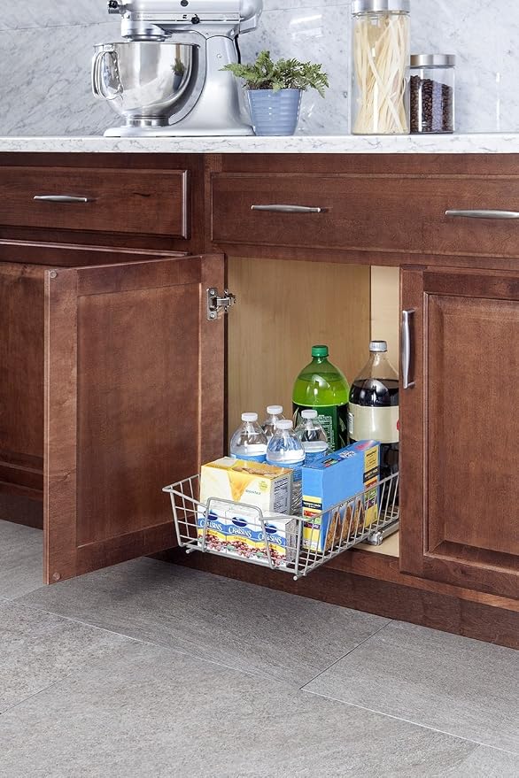 ClosetMaid 11 in. Pull Out Cabinet Organizer, Heavy Duty, Slide Out Pantry - Image 2