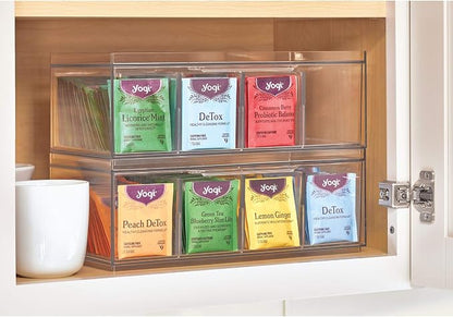 iDesign XL Tea Bag Organizer, 4-Section | - Image 4