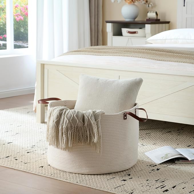 Luxury Little Extra Large Nursery Storage Basket, Laundry Basket - Image 2