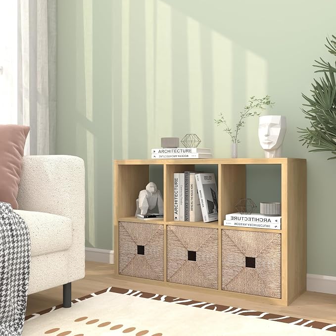 CTESNE【2026 Wooden Thick Frame 6 Cube Storage Organizer Shelf - Image 8