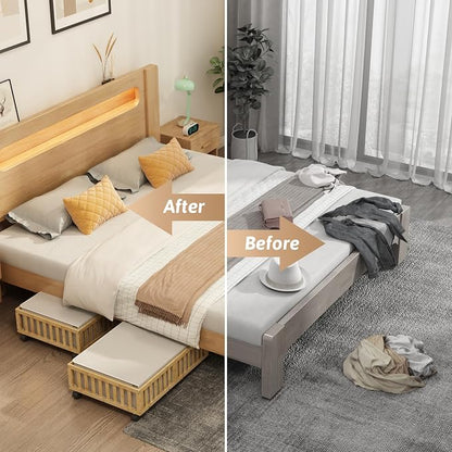 Bamboo Under Bed Storage Containers - Image 5