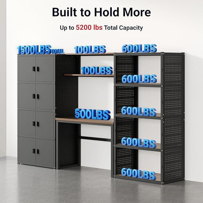 FLEXIMOUNTS 117" W Modular Garage Storage Cabinet - Image 6