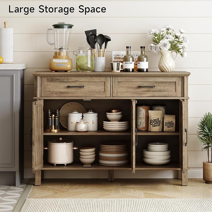 ONBRILL 48 Inch Buffet Cabinet - Image 4
