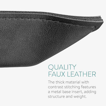 Navaris Faux Leather Valet Tray Set of 2 - Image 5