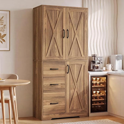 IRONCK Pantry Cabinet, Storage Cabinet by IRONCK