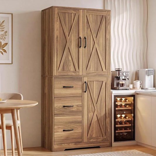 IRONCK Pantry Cabinet, Storage Cabinet by IRONCK