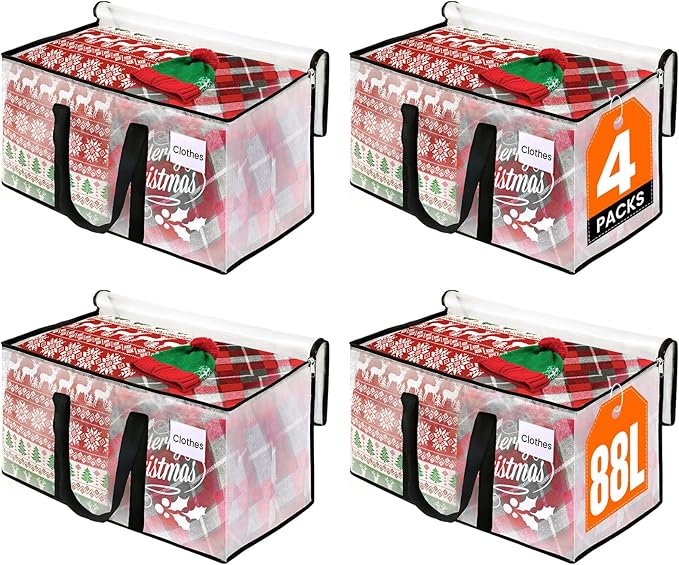RoomHacks Clear Moving Bags Heavy Duty Extra Large, Moving Supplies by RoomHacks