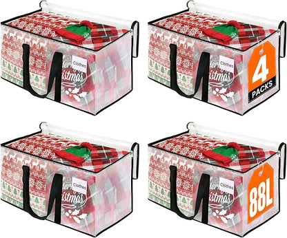 RoomHacks Clear Moving Bags Heavy Duty Extra Large, Moving Supplies by RoomHacks