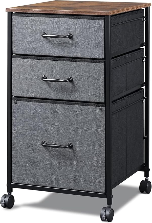 DEVAISE Mobile File Cabinet, Rolling Printer Stand by DEVAISE