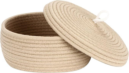 Sea Team Round Cotton Rope Storage Basket by SeaTeam