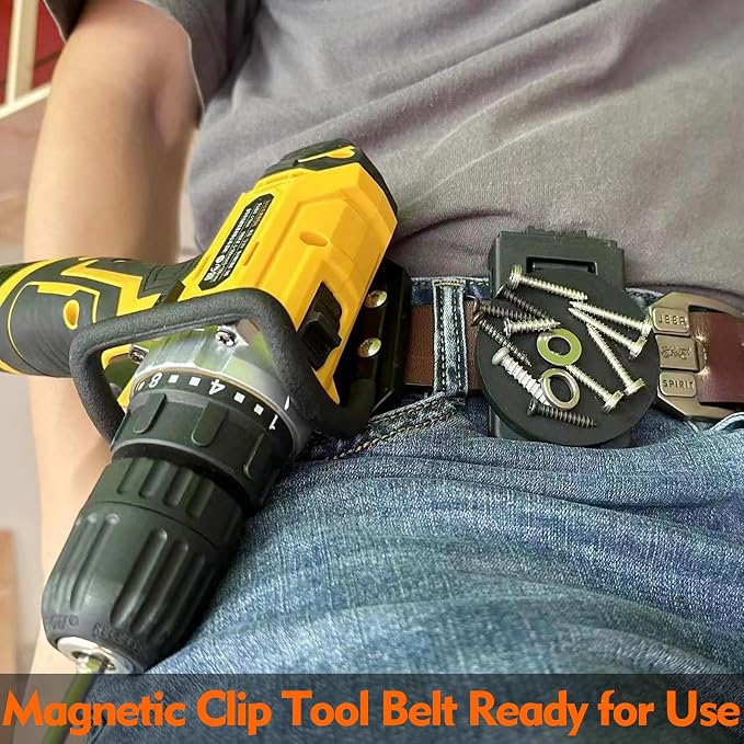 MUTUACTOR Magnetic Tool Belt Clip, Strong Neodymium Magnetic Tool Holder Clips - Image 7