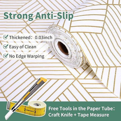 Shelf Liners for Kitchen Cabinets 23.6in x 40FT, Non Adhesive Cabinet Liner - Image 2