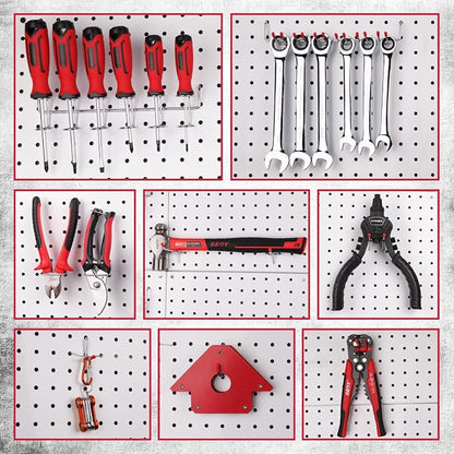 Ultimate 121-Piece Pegboard Hooks Set, Pegboard Accessories - Image 8