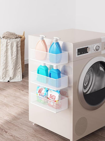 Magnetic Shelf for Washing Machine, Washer Dryer Shelf, Magnetic Lint Bin for - Image 8