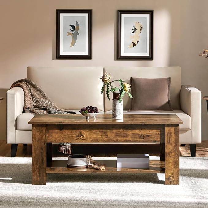Yaheetech 47.2 in Lift Top Coffee Table - Image 2