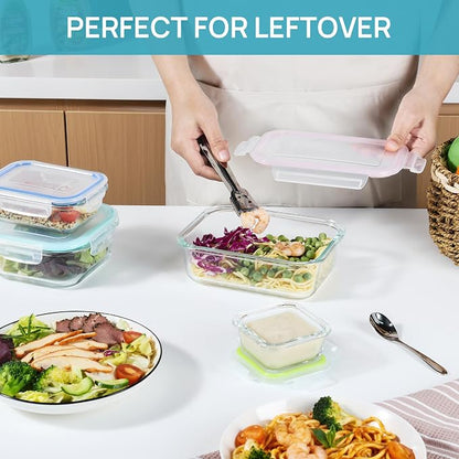 Vtopmart 8 Pack Glass Food Storage Containers - Image 4