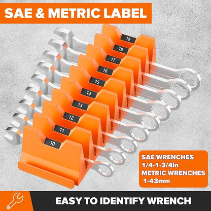 40PCS Modular Wrench Organizer Wrench Holder - Image 2