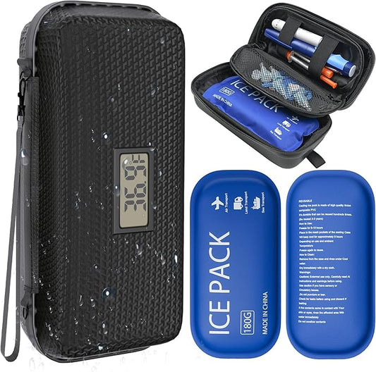 Insulin Cooler Travel Case TSA Approved Diabetic Medicine Cooling Bag by Ylemnf