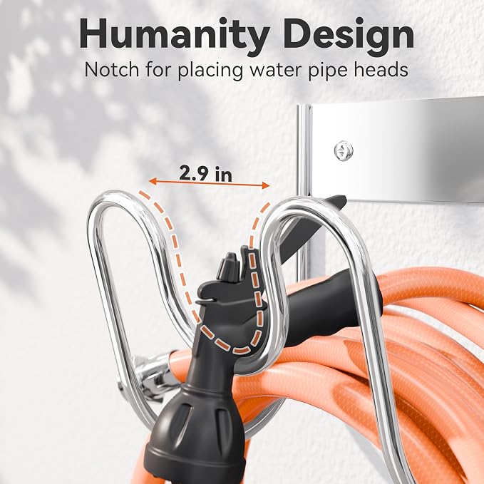 Stainless Steel Garden Hose Holder - Image 2