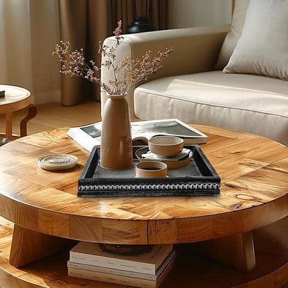 MAONAME Wood Serving Tray, Farmhouse Wooden Tray - Image 7