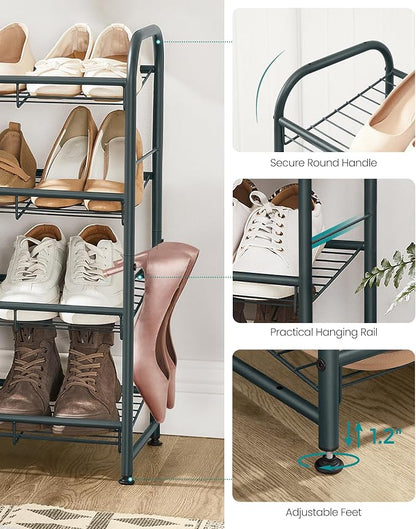 SONGMICS Shoe Rack, 4 Tier Shoe Organizer - Image 6