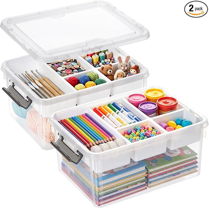 17 Qt Craft Organizers and Storage by Bienvoun