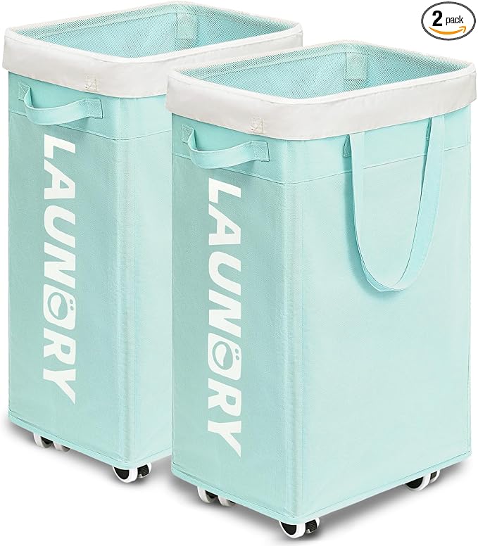 Goodpick Rolling Laundry Basket by Goodpick