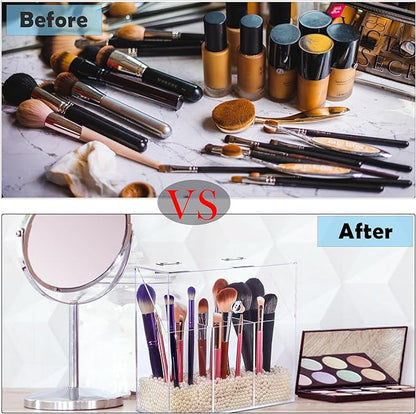 Acrylic Makeup Brush Holder - Image 2