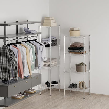 18" Deep x 24" Wide x 64" Height Wire Shelving Kit | 4-Tier | NSF Commercial - Image 7
