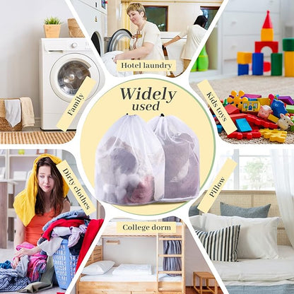 18 Pcs 24 * 32 Inches Fine Mesh Laundry Bag - Image 5