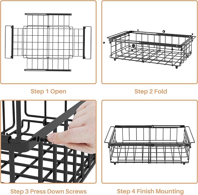 UMDONX Freezer Organizer Bins – Expandable from 11.2" to 17.7", Fit 5–10 Cu.Ft - Image 8