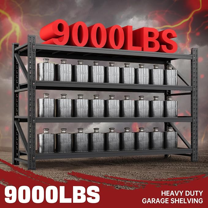 9000LBS Storage Shelves, Shelving Units Industrial Shelving - Image 3
