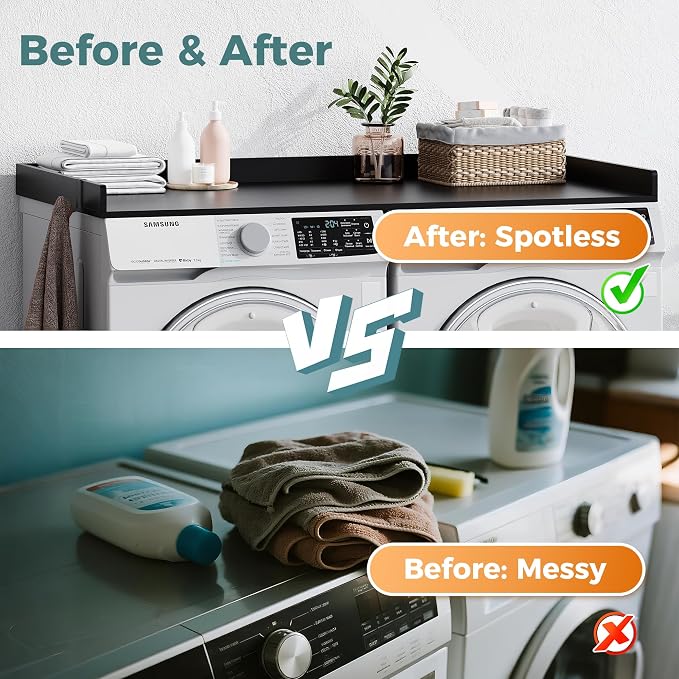 Washer Dryer Countertop, Wood Countertop - Image 4