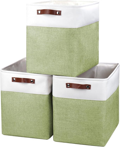 Large Fabric Storage Baskets | 50L Storage Bins, Decorative Linen Closet Baskets by Bagnizer