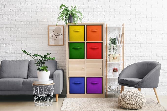 Sorbus 11 Inch Fabric Storage Cubes - Image 2