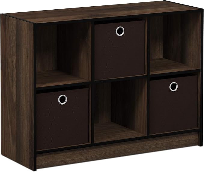 Furinno BASIC Book Shelf, 6-Cube Bookshelf - Image 5