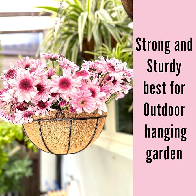 LaLaGreen Hanging Baskets for Plants Outdoor Extra Large Hanging Planter - Image 9