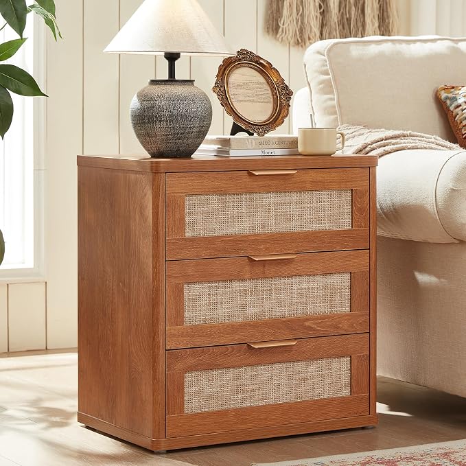 LEYAOYAO Rattan Night Stand - Image 2