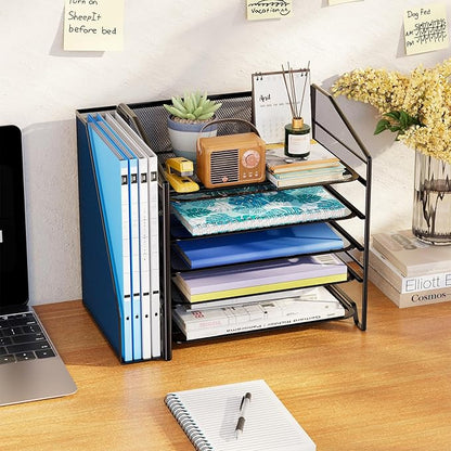Simple Trending 5-Tier Desk File Organizer - Image 4