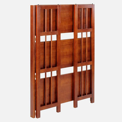 Casual Home 3-Shelf 27.5" Wide Folding Stackable Bookcase - Image 6