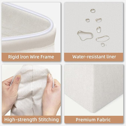 STORAGE MANIAC 1-Pack Large Laundry Hamper, 100L Collapsible Laundry Basket - Image 6