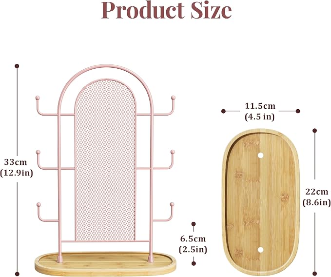 bussdis Jewelry Holder Organizer Earring Display - Image 6
