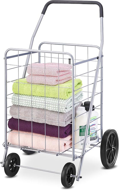Whitmor Deluxe Utility Foldable Shopping Cart - Image 4