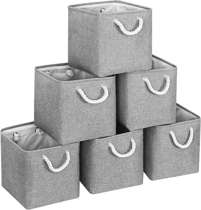 FinishingBo 11 inch Cube Storage Bin by SimplifySpaceSimplifyLife