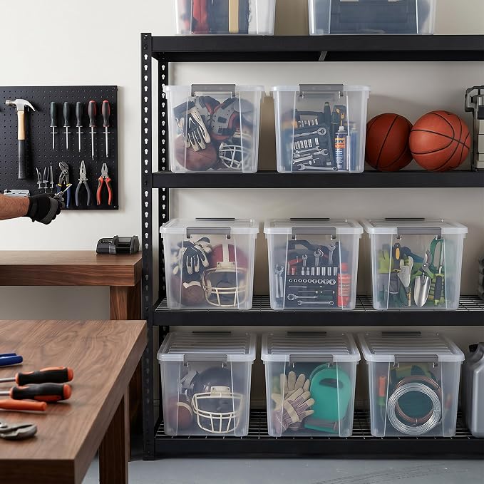Citylife 69 QT Plastic Storage Bins - Image 5