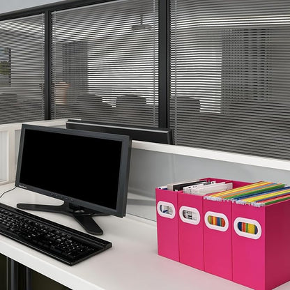 Hanging File Organizer, Cardboard File Folder Organizer - Image 7