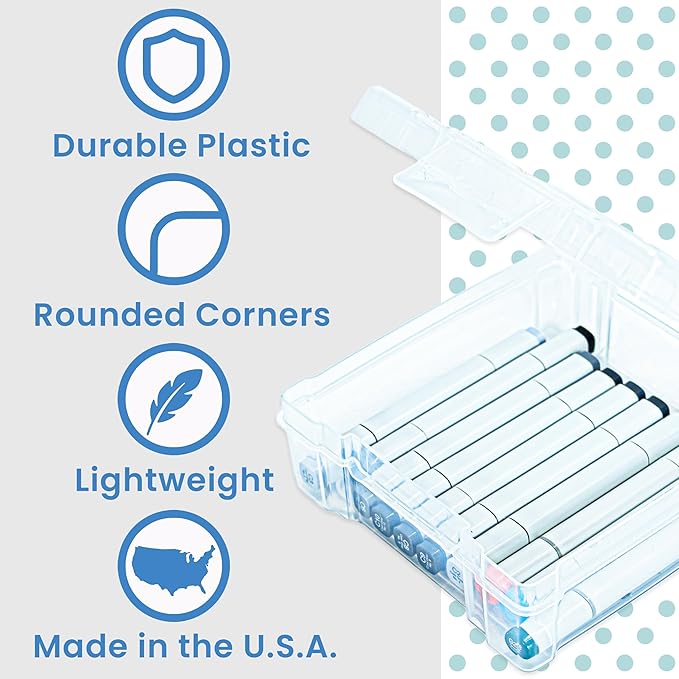 ArtBin 6953AB ClearView 6" x 6" Box Art & Craft Organizer, Plastic Storage Case - Image 3
