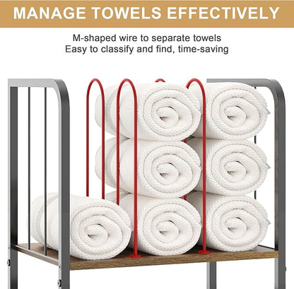 3-Tier Freestanding Towel Racks - Image 2